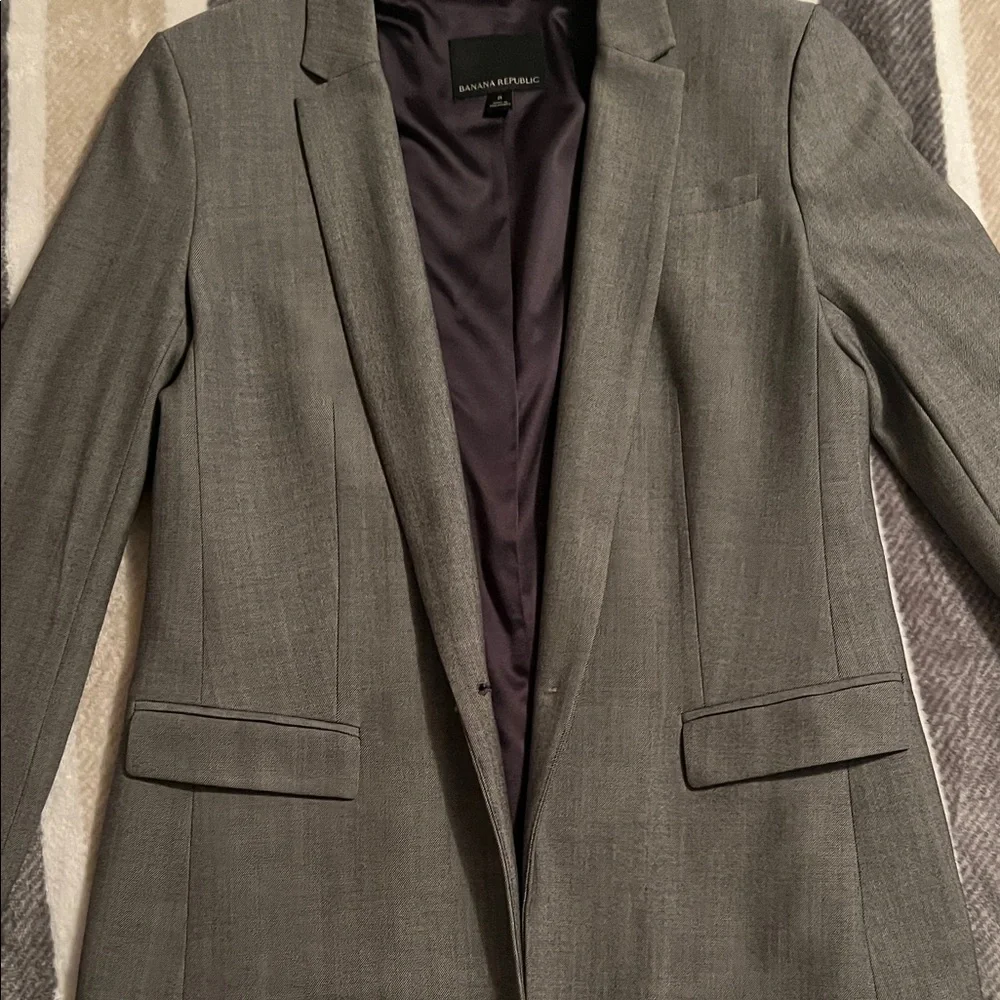 Banana Republic Gray Women's Blazer